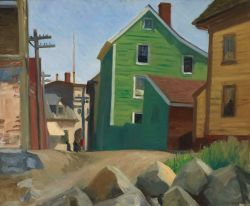 Edward Hopper Italian Quarter Gloucester 1912 reproduction peinte à la main