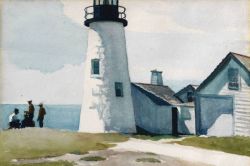 Edward Hopper Pemaquid Light 1929 reproduction peinte à la main