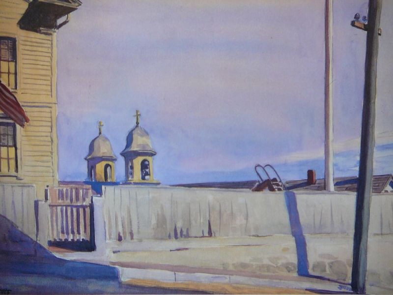 Edward Hopper Portuguese Church In Gloucester 1923