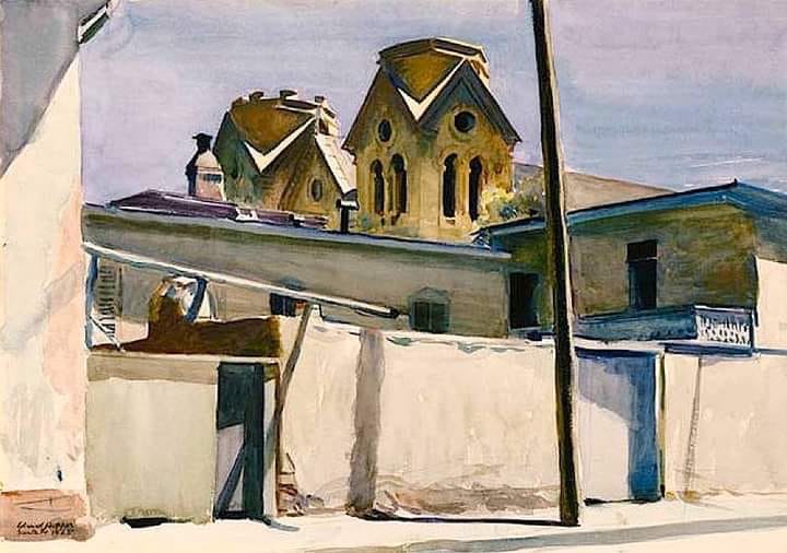 Edward Hopper Saint Francis Towers Santa Fe 1925
