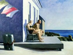 Edward Hopper Sea Watchers 1952 reproduction peinte à la main