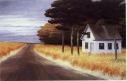 Edward Hopper Solitude 1944 reproduction peinte à la main