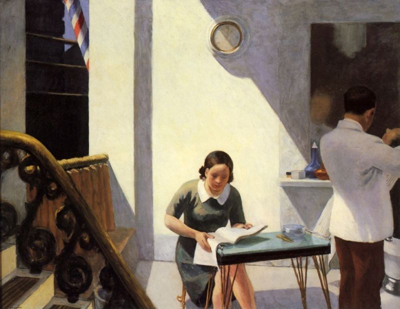 Edward Hopper The Barber Shop April 1931