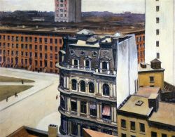 Edward Hopper The City 1927 reproduction peinte à la main