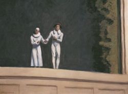 Edward Hopper Two Comedians 1966 reproduction peinte à la main