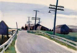 Edward Hopper Wellfleet Road reproduction peinte à la main