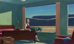 Edward Hopper, Western Motel, 1957 reproduction peinte à la main