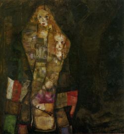 Peinture sur toile de Egon Schiele Madonna 1911 reproduction peinte à la main