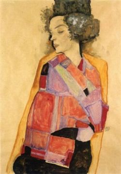 Peinture sur toile de Egon Schielle The Daydreamer 1911 reproduction peinte à la main