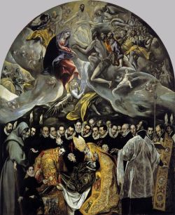 Peinture sur toile de El Greco L Enterrement Du Comte D Orgaz reproduction peinte à la main