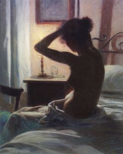 Peinture sur toile de Elin Danielson-gambogi To Bed Levolle - 1897 reproduction peinte à la main