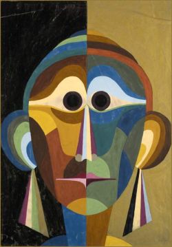 Peinture sur toile de Elisabeth Tomalin Head 1920 reproduction peinte à la main