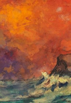 Peinture sur toile de Emil Nolde, Brandung C. 1937 reproduction peinte à la main