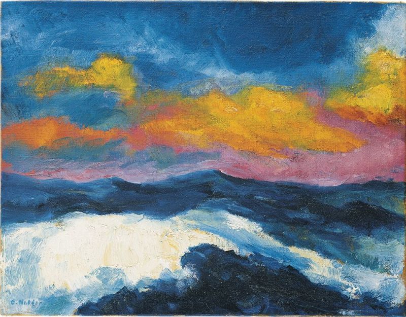 Emil Nolde High Sea - Troubled Clouds 1948