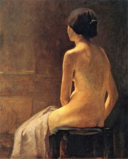 Peinture sur toile de Emil Nolde Parisian Model 1900 reproduction peinte à la main