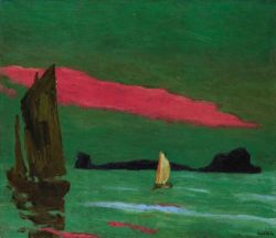 Peinture sur toile de Emil Nolde South Sea Island 1915 reproduction peinte à la main
