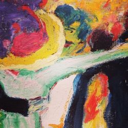 Peinture sur toile de Emil Nolde, Tanz II (Detail), 1911 reproduction peinte à la main