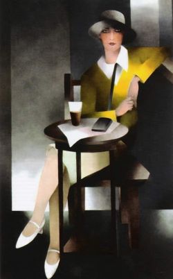 Peinture sur toile de Emil Van Hauth Dancer Grit 1925 reproduction peinte à la main