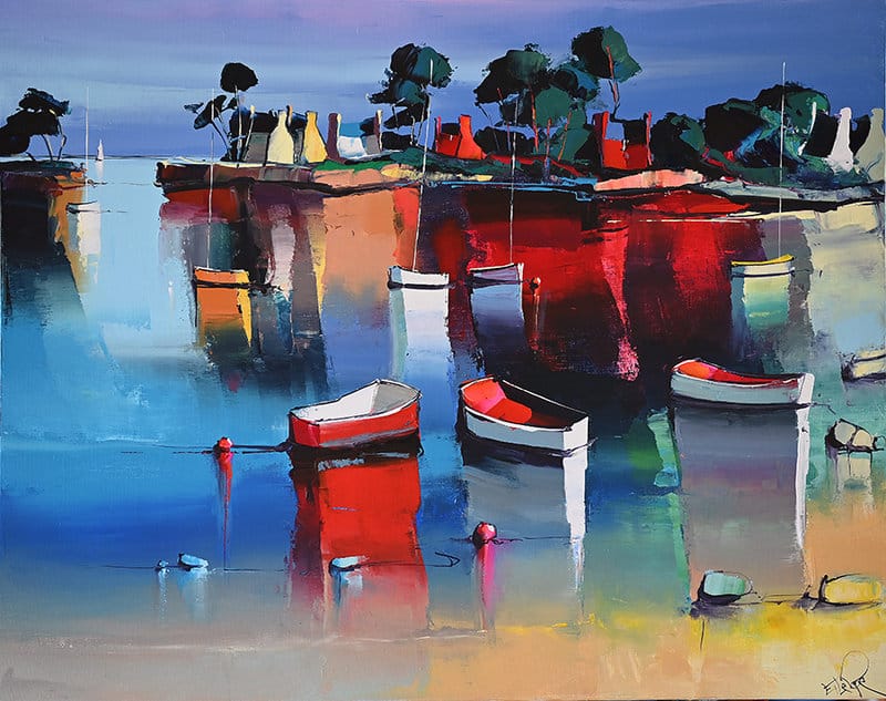 Eric Le Pape 3828 Chemin Vers La Presquile 30f 92x73 1