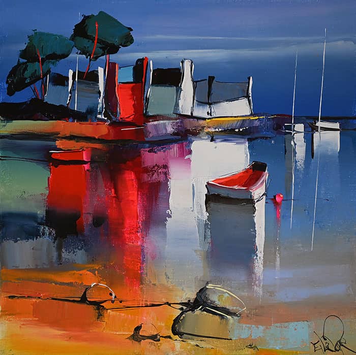 Eric Le Pape 3896 Maree Basse 40x40 1