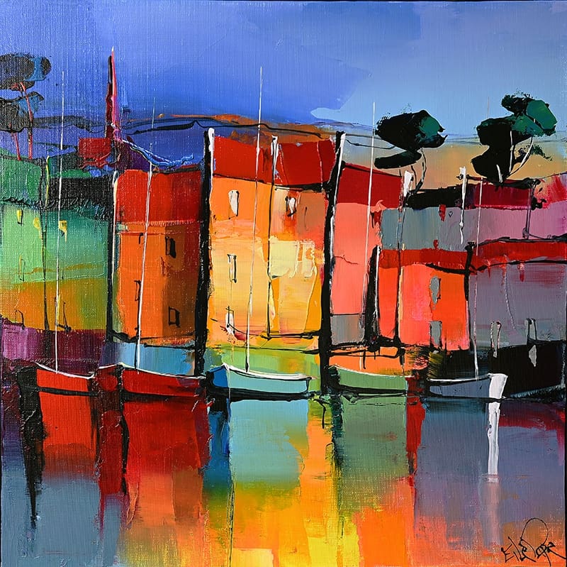 Eric Le Pape Le Clocher Rouge 50x50 1