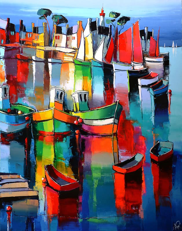 Eric Le Pape Le Port En Fete 146x114 80f