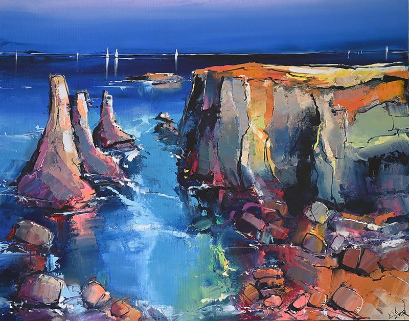 Eric Le Pape Les Aiguilles De Port Coton 30f 92x73 1