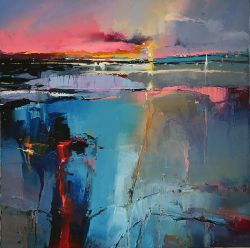 Peinture sur toile de Eric Le Pape Lumiere Oceane reproduction peinte à la main