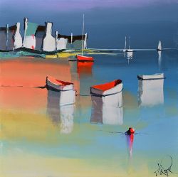 Peinture sur toile de Eric Le Pape Lumiere Pale reproduction peinte à la main