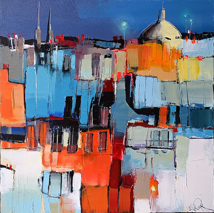 Eric Le Pape Lumiere Sur Les Toits 60x60 1