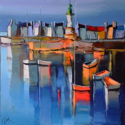 Peinture sur toile de Eric Le Pape Ombre De Sein reproduction peinte à la main