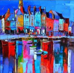 Peinture sur toile de Eric Le Pape Sans Titre reproduction peinte à la main