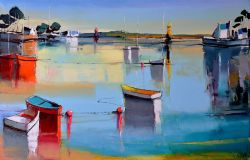 Peinture sur toile de Eric Le Pape Serenite reproduction peinte à la main