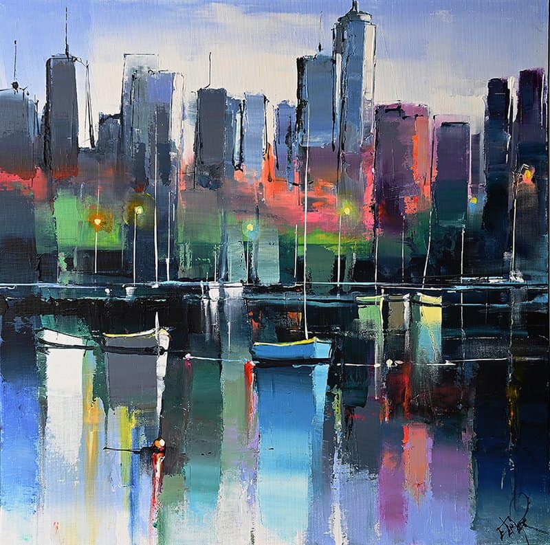 Eric Le Pape Sur Les Quais Newyorkais 60x60 1