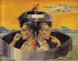 Ernst Castor And Pollution reproduction peinte à la main