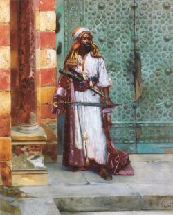 Peinture sur toile de Ernst, Garde debout reproduction peinte à la main