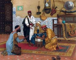 Peinture sur toile de Ernst Rudolf A Hard Bargain reproduction peinte à la main