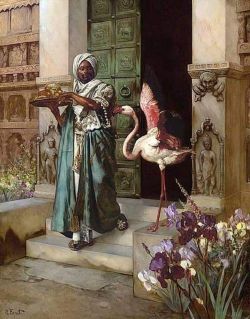 Peinture sur toile de Ernst Rudolf Entering The Palace Gardens reproduction peinte à la main