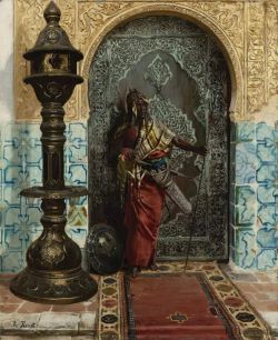 Peinture sur toile de Ernst Rudolf Nubian Guard reproduction peinte à la main