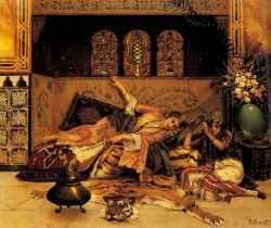 Peinture sur toile de Ernst Rudolf The Captives reproduction peinte à la main