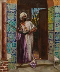 Peinture sur toile de Ernst Rudolf The Guard reproduction peinte à la main