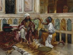 Peinture sur toile de Ernst Rudolf The Waterpipe Smoker reproduction peinte à la main