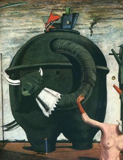 Ernst The Elephant Celebes reproduction peinte à la main