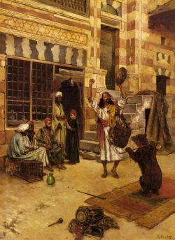 Peinture sur toile de Ernst, Un spectacle l'après-midi reproduction peinte à la main