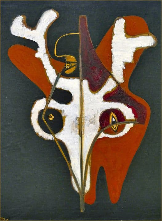 Ernst Wilhelm Nay Head Of A Moose - 1933