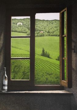 Peinture sur toile de Esa Riippa Toscana 3 reproduction peinte à la main