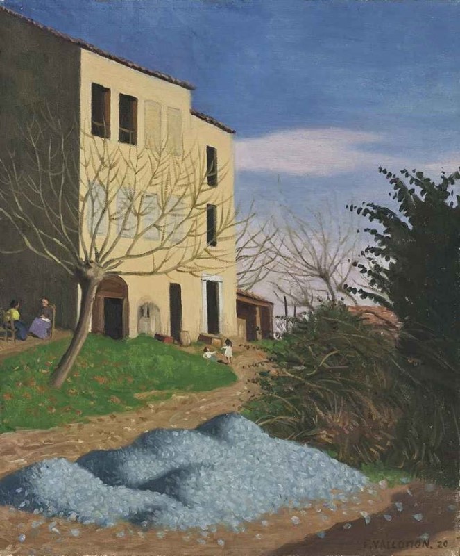 Féix Vallotton, Maison Au Soleil Cailloux Bleus 1920