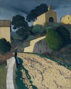 Félix Vallotton, Route St Paul Var 1922 reproduction peinte à la main