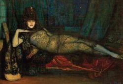 Federico Beltran Masses La Maja Maldita 1918 reproduction peinte à la main