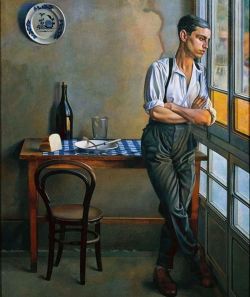Feliu Elias The Gallery 1928 reproduction peinte à la main